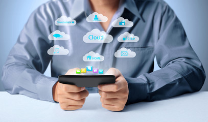 Shopping on Modern mobile phone