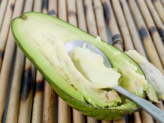 spoon gather avocado