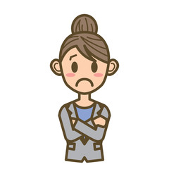 ビジネスウーマン　FW01　上半身　困る