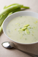 Leek soup
