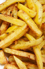 Baked Potato seasoned with salt, oil and spices