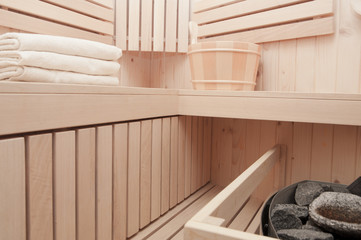 sauna interior