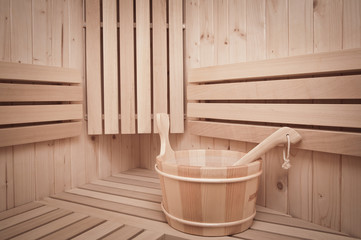 Fototapeta na wymiar finsish sauna
