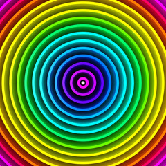 3D composition of the color spectrum