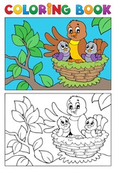 Livre de coloriage oiseau image 5