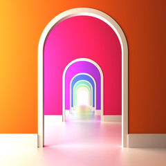 Archway to the colorful future. © Andrey Navrotskiy