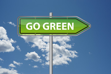 Obraz premium Go Green