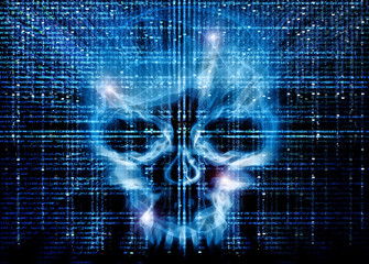 hacker attack background