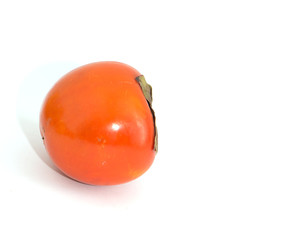 persimmon on a white background