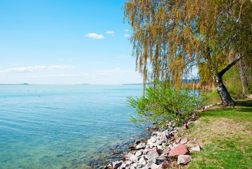 Landscape of Lake Balaton, Hungary