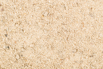 Close up of industrial white sand