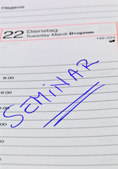 Eintrag im Kalender: Seminar