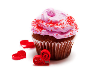 Valentine cupcake