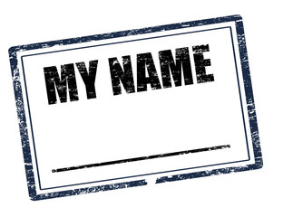 My name stamp