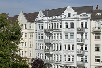 Fototapeta na wymiar Secesyjny budynek na Schrevenpark w Kilonia, Niemcy