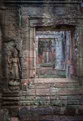 Fototapeta na wymiar Tancerzy Apsara, płaskorze¼by Angkor w Kambodży