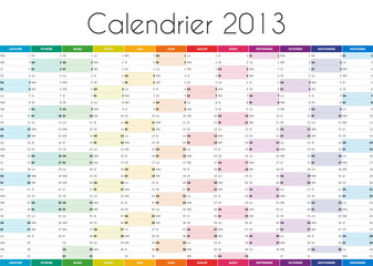 Calendrier 2013 FR