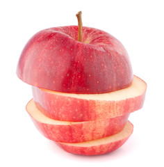 Apple red sliced