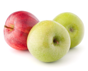 Red and green apple
