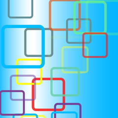 abstract square vector design