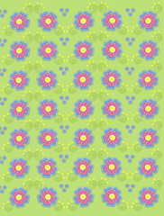 Country Petals on Soft Green