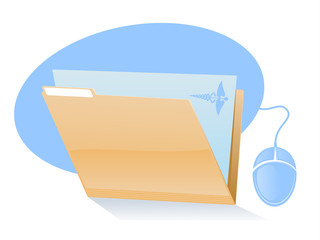 Electronic Health Records/Medical File Icon