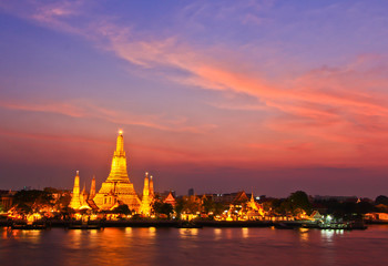 Wat Arun Temple in bangkok thailand