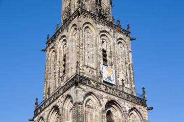 Fototapeta na wymiar Martini tower of Dutch city Groningen