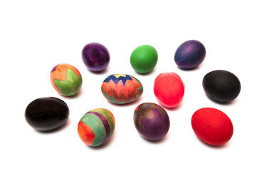 Fototapeta premium colored eggs