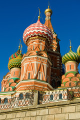 Fototapeta na wymiar St Wasyla Błogosławionego w Moskwie, Rosja
