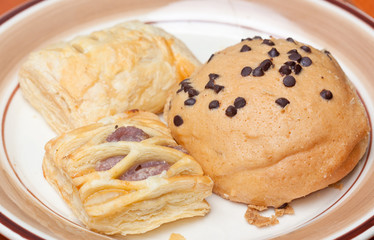 delicious breads or bakery products