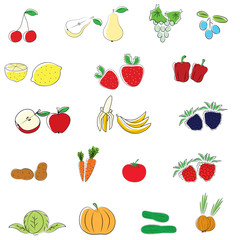 fruits and vegetables