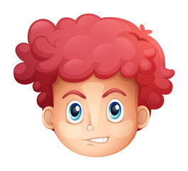 A face of a boy