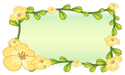 Flower plant frame design