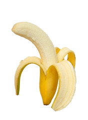 peeled banana © conzorb