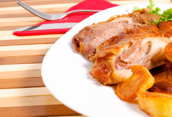 Lamb and potato