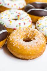 a diversity of different donuts