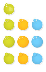 option corcle buttons