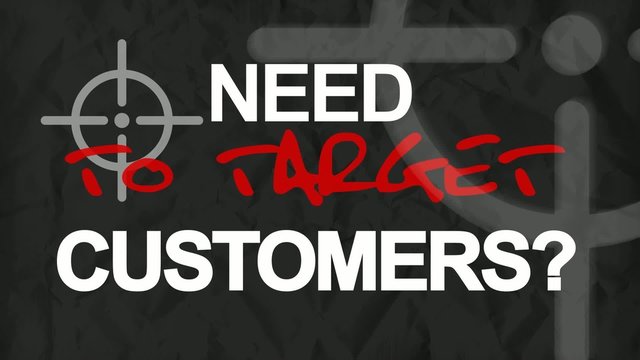 Need to target customers? Marketing success animation