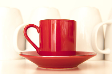 Red Espresso Cup