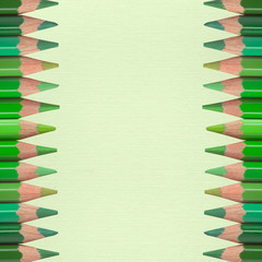 green pencils on paper texture