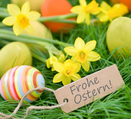 Fototapeta premium Frohe Ostern!