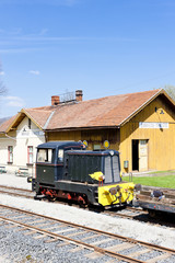 railway museum in Zubrnice, Czech Republic