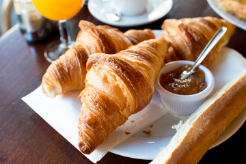 fresh croissant