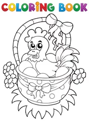 Plaid mouton avec motif Bricolage Livre de coloriage avec le thème de Pâques 8