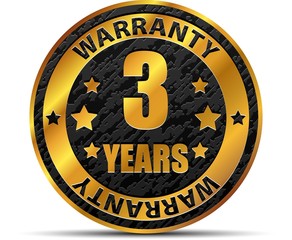 3 year warranty