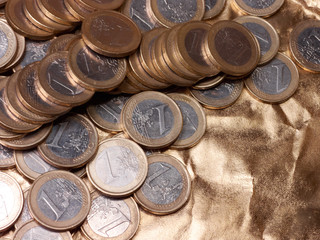 coins on the table