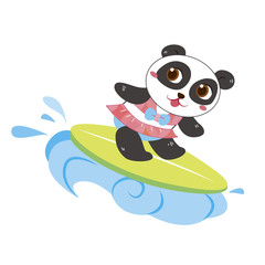 a panda's beach activities