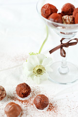 chocolate truffles
