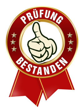 pr&uuml;fung bestanden
